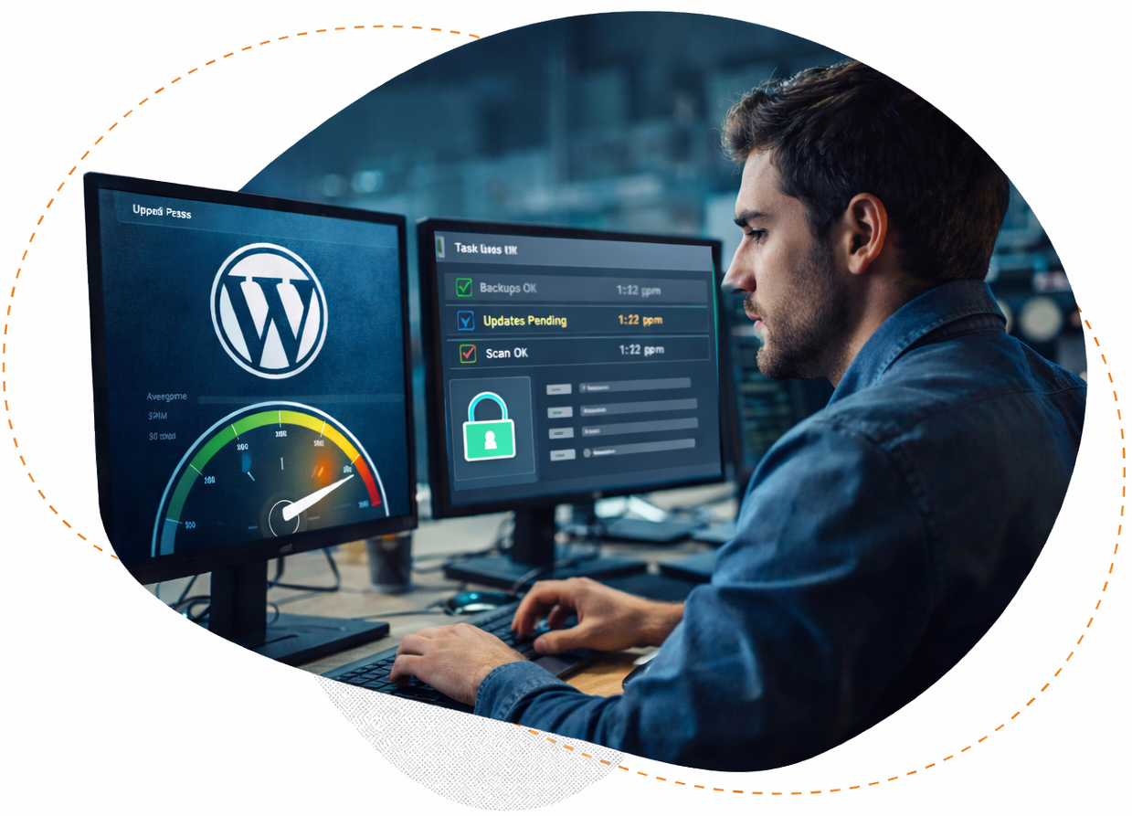Mantenimiento WordPress: monitoreo, seguridad y actualizaciones